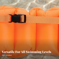Comfortable Swimming Waist Buoyancy Aid Portable Inflatable Swim Belt Lightweight for Beginners, Children