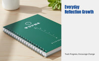 Minimalist Coiled Notebook, Four-Section Time Management, Study & Work Planner