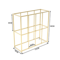 Space-Saving Multi-Tier Fitness Ball Stand Long-Lasting Metal Frame Gym Balance Ball Display Shelf Large Capacity Floor Standing Gym Rack Non-Slip Feet for Fitness Studio Owners