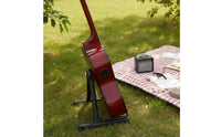 Foldable Design Folding Guitar Stand Long-Lasting ABS Material Triangular Frame Guitar Stand Adjustable Width Lightweight for Guitarists, Musicians, Home Studio, Music Room, Stage Performance