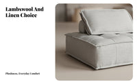configurable Block Sofa Nordic aesthetic Living Room Furniture Combination Couch for Apartment Dwellers, Design aficionados, Lounge Area, Studio, Office