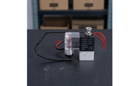 AC220V Air Compressor Solenoid Valve IP65 Compressor Unload Valve Transparent Cover Machine Part Lead Wires