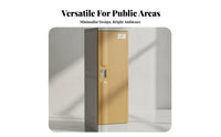 Rustproof ABS Plastic Locker Long-Lasting Plastic Locker Multifunctional Changing Room Cabinet Large Capacity for Gym, Swimming Pool, School, Office