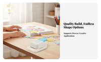 Scrapbooking Cut Tool Labor-Saving Craft Label Puncher Paper Label Cutter Easy to Use Banner Shape Cut Precise Cutting