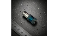 Knurled Grip Drill-Screwdriver Adapter Metal Hex Shank Socket Adapter Blue Body Driver Socket Adaptor Compact