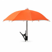 Portable Phone Umbrella with Clip Compact Mini Umbrella with Clamp Lightweight Accessory Anti-Glare for Outdoor Photography, Desk