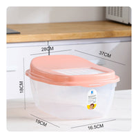 Moisture-Proof Rice Storage Container Long-Lasting Sealed Grain Bin Leakproof for Kitchen