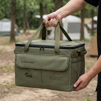 Camping Storage Bag, 57L Large Capacity, Oxford Fabric, Tool Bag, Outdoor Gear Bag