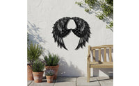 Angel Wings Wall Decor Modern Design Metal Angel Wings for Living Room, Bedroom