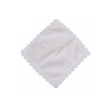 White Cotton Handkerchief Elegant Design Lace Handkerchief Absorbent for Artists