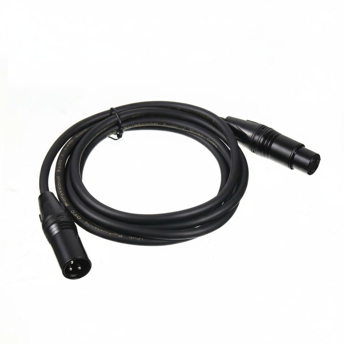 3-Pin   Cable Noise Reduction Male to Female   Cable Braided Insulation 3-Pin Audio Cord for Artists