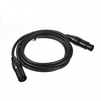 3-Pin   Cable Noise Reduction Male to Female   Cable Braided Insulation 3-Pin Audio Cord for Artists