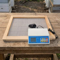twinChannel Bee Venom Collector Wooden Bee Venom Collection Unit Electric Equipment Functional for Field, Workshop