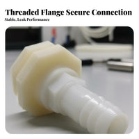 Reservoir Bulkhead Connector Leakproof Seal Barbed Adapter for Tubing