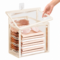 wall-mounted hamper