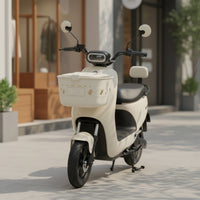 Electric Bike Basket Long-Lasting Bike Basket with Lid Wear-Resistant Universal for Commuters, Grocery Runs, Daily Errands