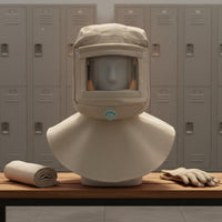 Breathable Sandblasting Hood Lightweight Grinding Dust Hood Wear Resistant Safety Shawl Cap for Polishing