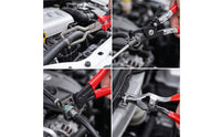 4 Pieces Hose Clamp Pliers with Molded Handles Ergonomic Automotive Hose Pliers Swivel Jaw Blow Molded Case for Garage