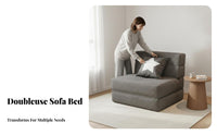 two-in-oneUse Design Fold-foldable Sofa Bed Space-Saving Fold-foldable Mattress Lounge Adjustable Backrest transformable Seating Modern design for Apartment Dwellers, Students, indiviTwo-in-Ones, Small Spaces, Bedroom, Living Room