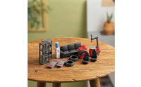 12 Pieces Miniature Repair Shop Set Realistic 1:64 Scale Garage Set Display Scene Props for Hobbyists, Photo Scenes
