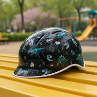 Dinosaur Helmet Vented Kids Bike Helmet Breathable Lightweight for Toddlers, Cycling, Skating