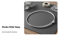Fan Grill Retaining Band Universal Fit Electric Fan Cage Fastener Thickened Design Appliance Part for Repair Technicians, Office, Bedroom, Living Room