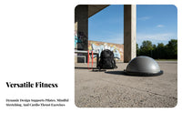 Anti-Rupture Design Half Balance Ball Non-Slip Surface Half Mind-Body Practice Exercise Ball Stable Base Exercise Dome Instructor High Load-Bearing for Pilates Enthusiasts, Yogis, Athletes, Physical Rehabilitation, Home Gym