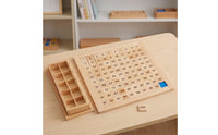 Hundred Board Educational Number Board Numbered Counting Toy with Storage Box for Homeschoolers, Teachers, Homeschool