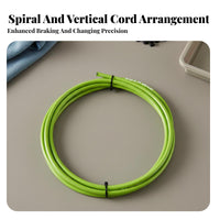 3 Meters Cycle Brake Wire Housing Adjustable-Length Cycle Gear Changer Wire Set Bike Drive System Line Kit Effortless Function