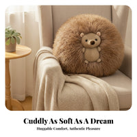Decorative Sewn Closed Round Cushiony Sofa Cushion Hedgehog Cushiony Cushion Hedgehog Stuffed Pillow
