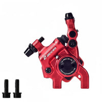 Line Pull Hydraulic Disc Brake Anodized Line Pull Hydraulic Caliper Lightweight Design Cycle Components for Gravel Bikers, Cycle Commuting
