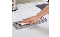 Stainless Steel Beer Spillage Tray Low-Profile Spillage Tray with Lotus Pattern Polished Easy to Clean for Kegerator