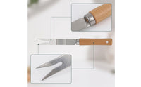 Stainless Steel Weeding Tool Handheld Hand Weeder Long-Lasting Soil Loosener Heavy Duty for Bonsai