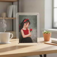 Acrylic Magnetic Photo Frame for 3-inch Instax Photos and Small Cards