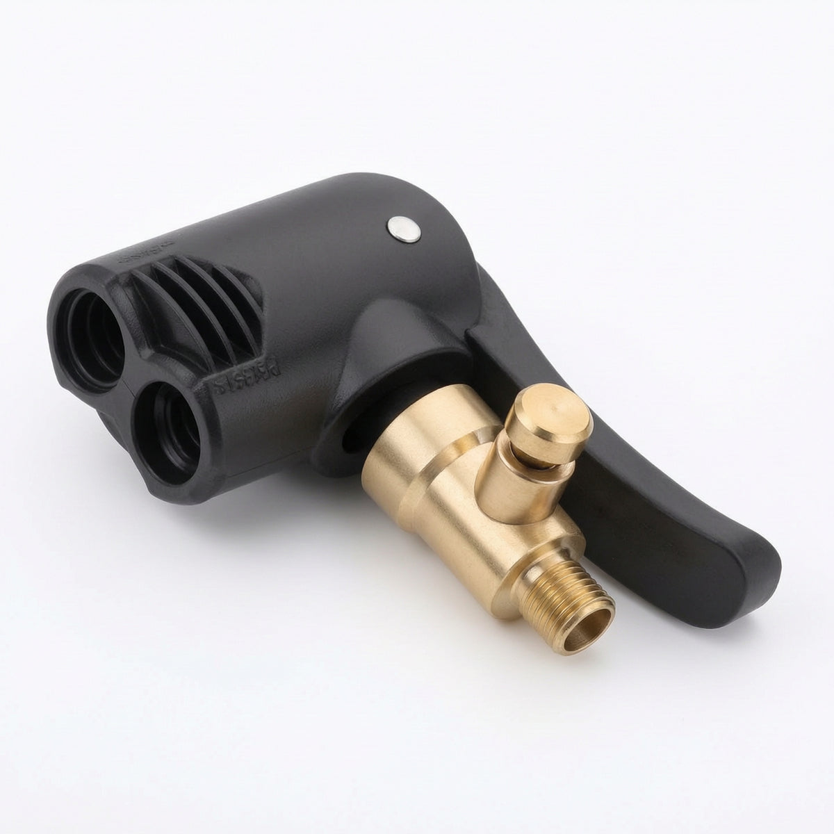 Solid Brass Presta/Schrader Valve Adapter Airtight Tire Inflator Adapter Heavy-Duty Dual Valve Connector Corrosion-Resistant for Workshop
