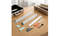 Guitar Maintenance Kit Versatile Guitar Luthier Setup Tool Kit Professional Notched Straight Edge for Guitarists, Beginners, Workshop, Home Studio