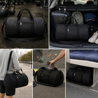 Waterproof Multi-functional Travel Duffel Bag for Dance Yoga Gym Sports with Shoe Compartment