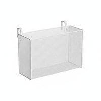 Multifunctional Hanging Storage Box with Tissue Holder Space-Saving Multi-Compartment Tissue Box tool-clear Installation Desk Organizer Modern Design for Students, homeowners, Makeup Users, Desktop, Home Study, Dormitory, Countertop