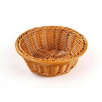 Imitation Rattan Basket Openwork Plastic Woven Basket Long-Lasting Non for Hosts, Buffet, Kitchen