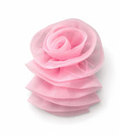 Textile Flower Translucent Flower Applique Three-Dimensional for Crafters