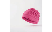 Ruched Pleated Swim Cap Stretchable Material Swim Cap Stretchy Swimming Hat Easy to Wear for Hot Springs