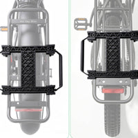 Foldable Quick-Release Bracket Rigid Bike Bag Mount Sturdy Bike Rack Adapter Lightweight for Commuters, Commuting