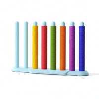 Stacking Game with Challenge Cards Interactive Disc Stacking Game Color Sorting Puzzle Educational Problem-Solving