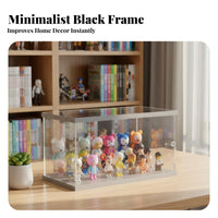 Acrylic Display Case High Clearness Acrylic Display Box Large Capacity Dustproof Showcase Box for Collectors, Hobbyists, Desktop, Tabletop