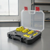 6 Pieces Diamond Hole Saw Kit with Storage Case M10 Diamond Drill Bit Set Hole Saw Kit with Storage Case Compact Tool Portable