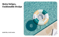 Child Water Seat Circle with Seat Korean Design Infant Swim Seat Float Retro Design Young Swimmer Play Circle for Infants, New Swimmers