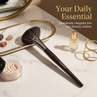 Foundation Brush Set with Long Handle, 14 Piece Face for Makeup Application and Contouring, Beauty Tools for Travel with Portable Case