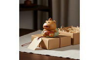 Capybara Tea Pet Adorable Brew Pet Figurine Ceramic Ornament for Gift Shop