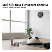 Anti-Rupture Half Balance Ball Two-Sided-Sided Half Dome Exercise Ball Heavy Duty Balance Dome Coach Non-Slip for Women, Pilates