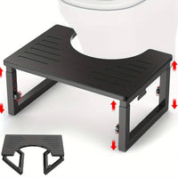 Folding Toilet Stool Easy to Clean Foldable Toilet Stool Heavy Duty